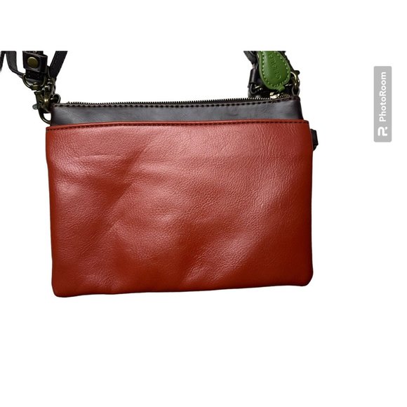 Chala Crossbody Leather Bird Bag 2 Adjustable STraps - Picture 8 of 10